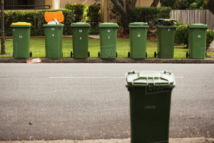 rubbish bins in Gold Coast